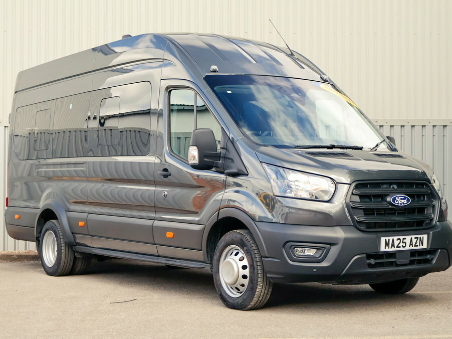 Ford Transit Custom 2.0 Ecoblue 165Ps H3 17 Seater Trend Nav Grey