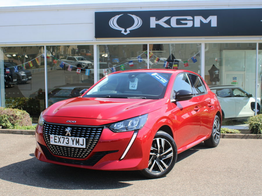 Peugeot 208 1.2 Puretech 100 Allure Premium Eat8 EX73YMJ Red #2