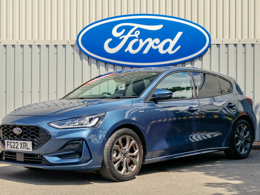 Ford Focus 1.0 Ecoboost St-line Blue #2