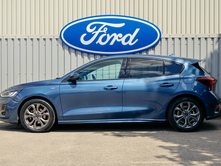 Ford Focus 1.0 Ecoboost St-line Blue #3
