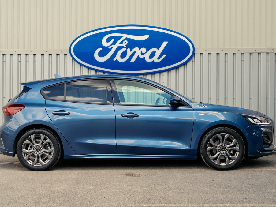 Ford Focus 1.0 Ecoboost St-line Blue #4