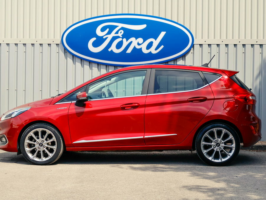 Ford Fiesta Vignale 1.0 Ecoboost FA69BZO Red #5