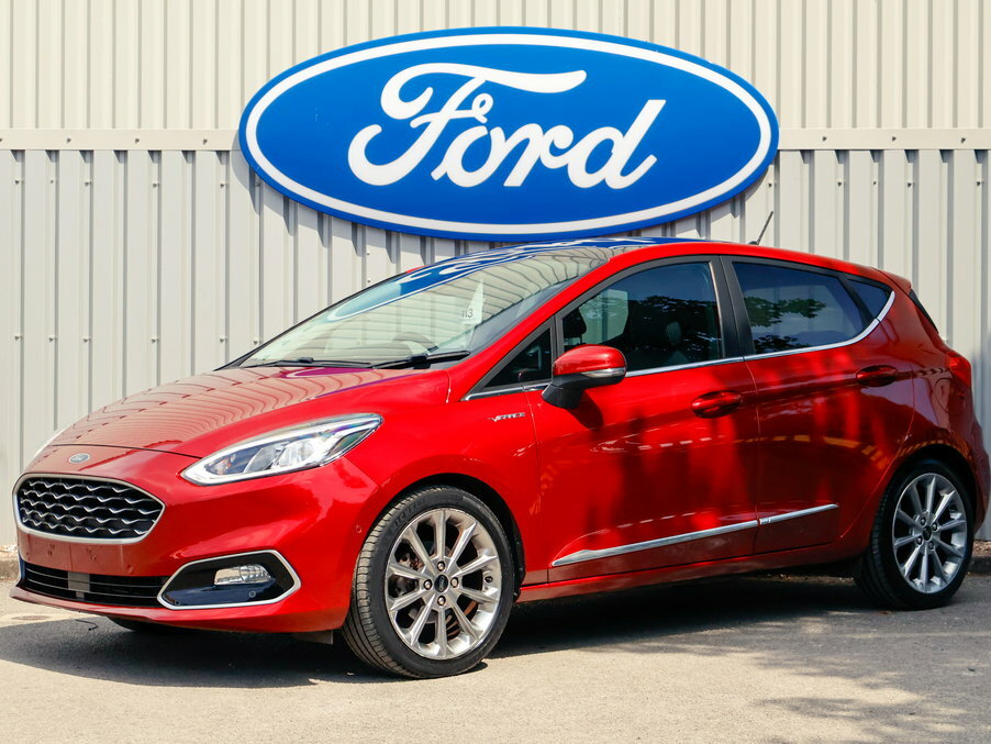 Ford Fiesta Vignale 1.0 Ecoboost FA69BZO Red #3