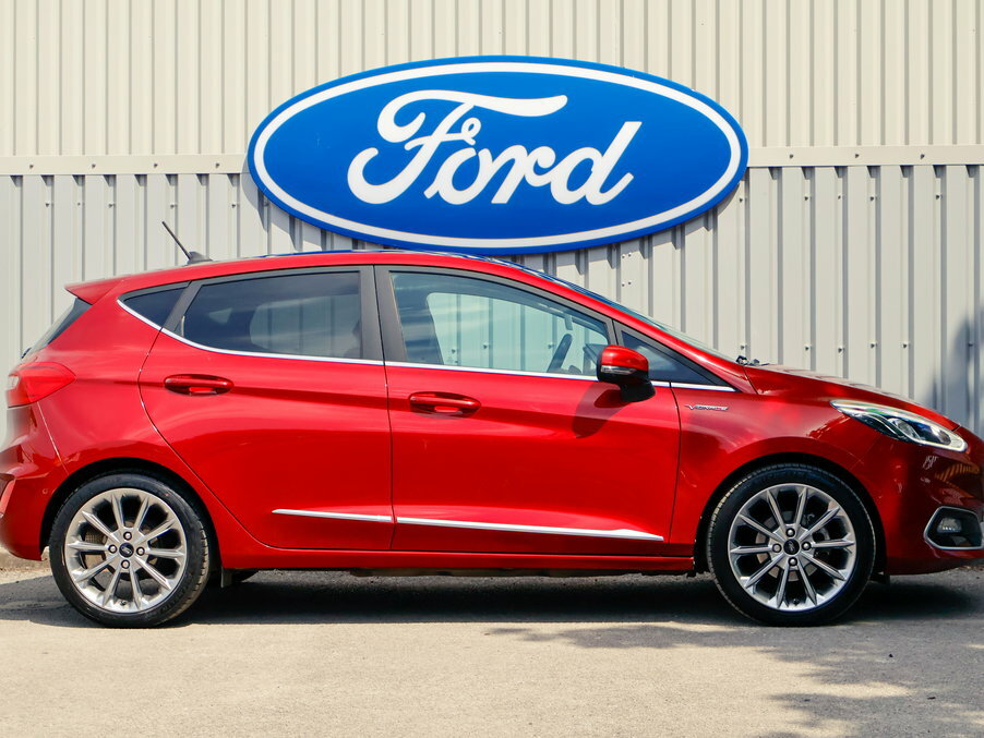 Ford Fiesta Vignale 1.0 Ecoboost FA69BZO Red #6