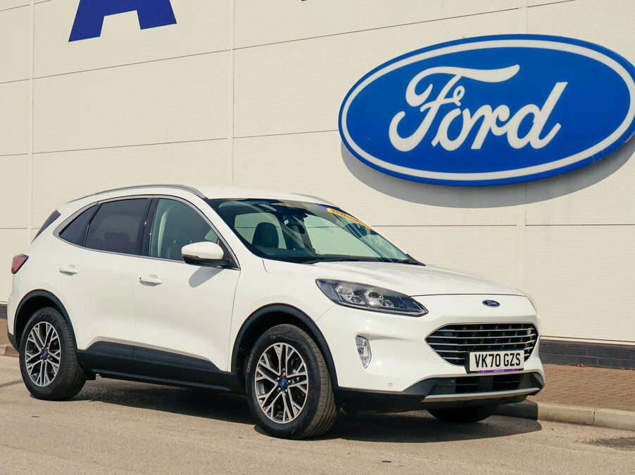 Ford Kuga 2.0 Ecoblue 190 Titanium Awd VK70GZS White