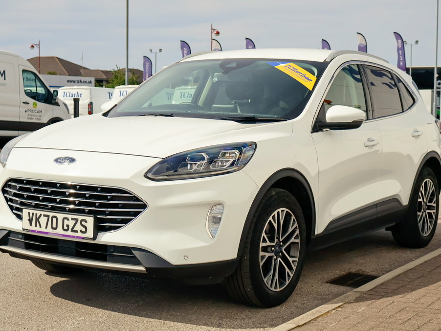Ford Kuga 2.0 Ecoblue 190 Titanium Awd VK70GZS White #4