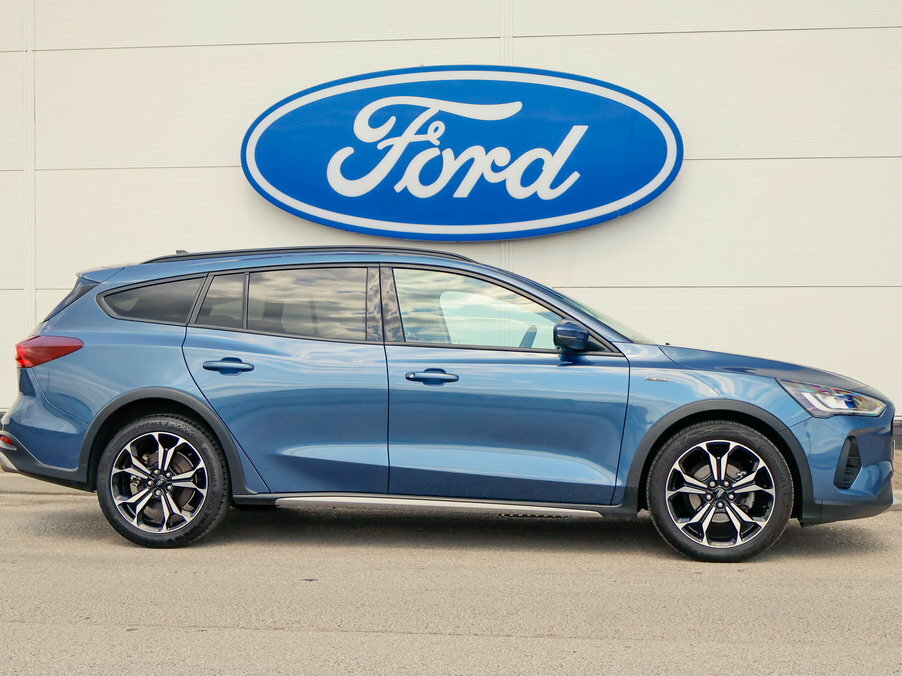 Ford Focus 1.0 Ecoboost Hybrid Mhev Active X AK74KWD Blue #2