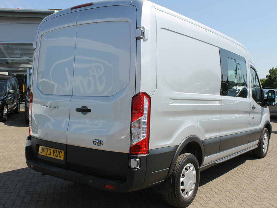 Ford Transit Custom 2.0 Ecoblue 130Ps H2 Trend Double Cab Van Dap DP73YUC Silver #6