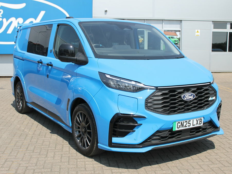 Ford Transit Custom 210Kw 65Kwh H1 Double Cab Van Ms-rt Blue
