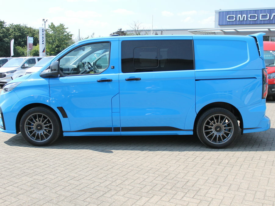 Ford Transit Custom 210Kw 65Kwh H1 Double Cab Van Ms-rt GN25LXB Blue #3
