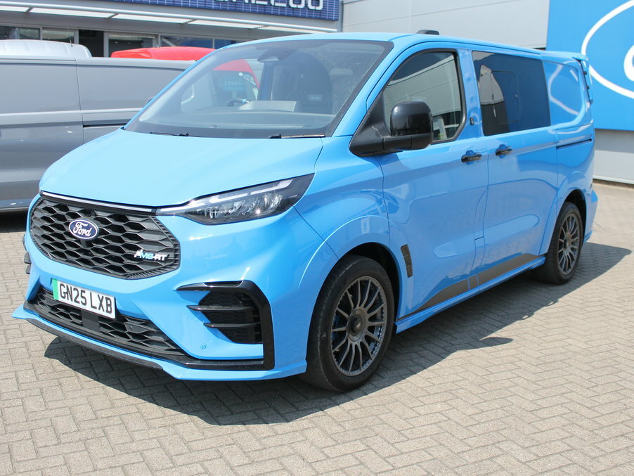 Ford Transit Custom 210Kw 65Kwh H1 Double Cab Van Ms-rt GN25LXB Blue #2