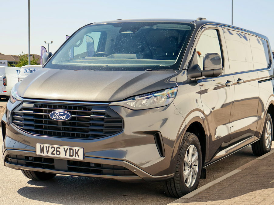 Ford Transit Custom 2.0 Ecoblue 136Ps H1 Van Limited WV26YDK Grey #4