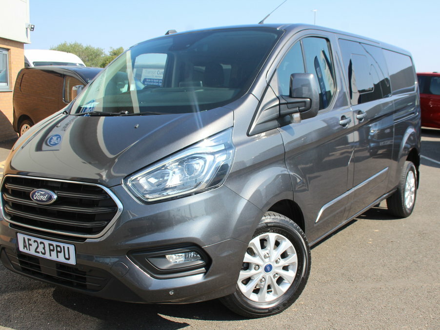 Ford Transit Custom 2.0 Ecoblue 130Ps Low Roof D Cab Limited Van AF23PPU Grey #3