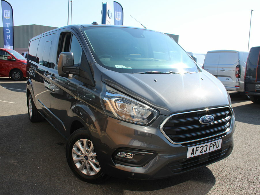 Ford Transit Custom 2.0 Ecoblue 130Ps Low Roof D Cab Limited Van AF23PPU Grey