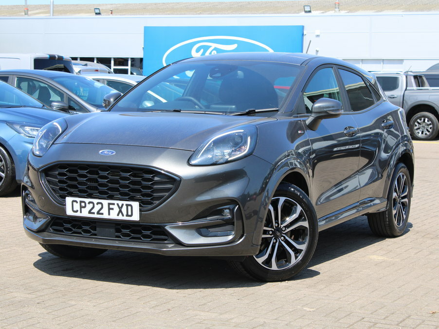 Ford Puma 1.0 Ecoboost Hybrid Mhev St-line CP22FXD Grey #2