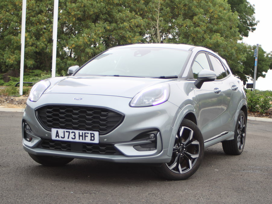 Ford Puma 1.0 Ecoboost Hybrid Mhev 155 St-line X AJ73HFB Silver #2