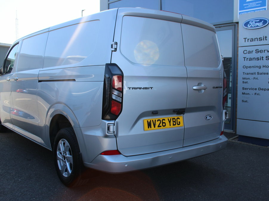 Ford Transit Custom 2.0 Ecoblue 136Ps H1 Van Limited WV26YBG Silver #4