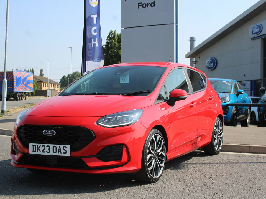Ford Fiesta 1.0 Ecoboost St-line X DK23OAS Red #3