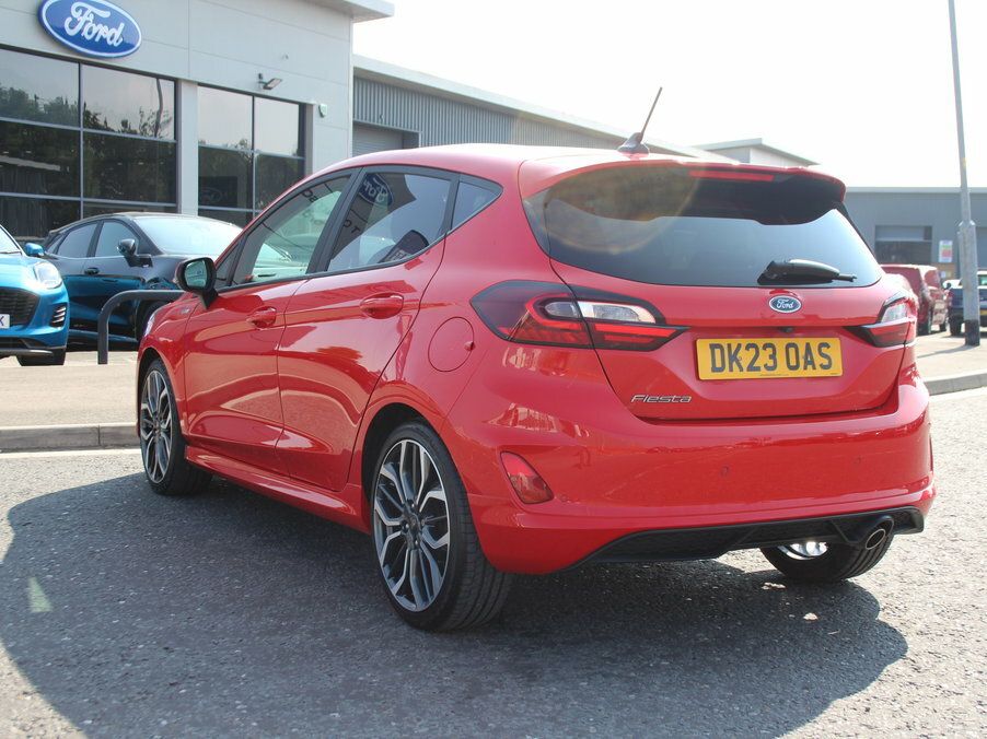 Ford Fiesta 1.0 Ecoboost St-line X DK23OAS Red #4