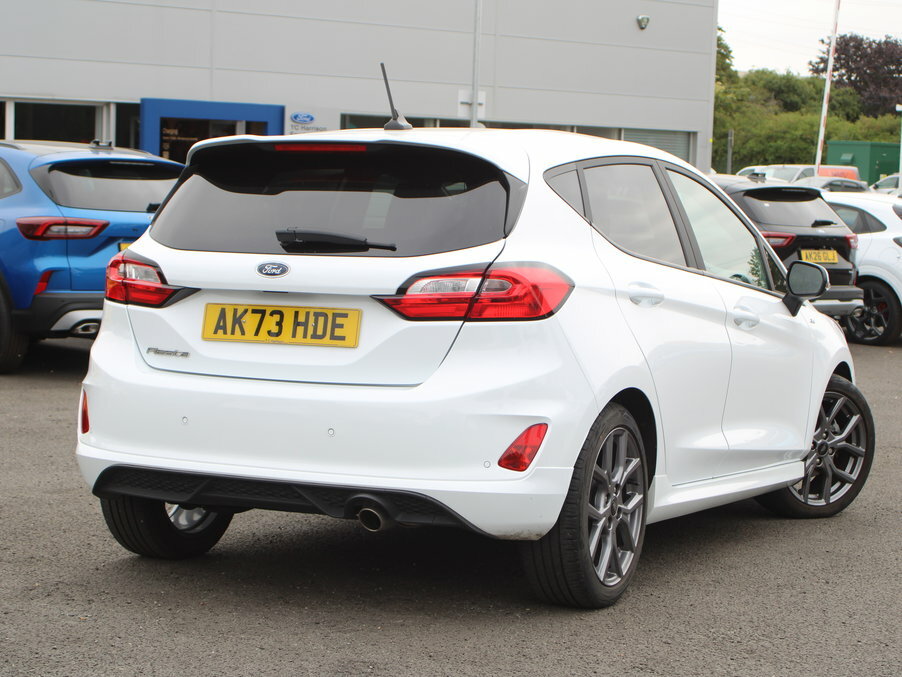 Ford Fiesta 1.0 Ecoboost St-line AK73HDE White #6