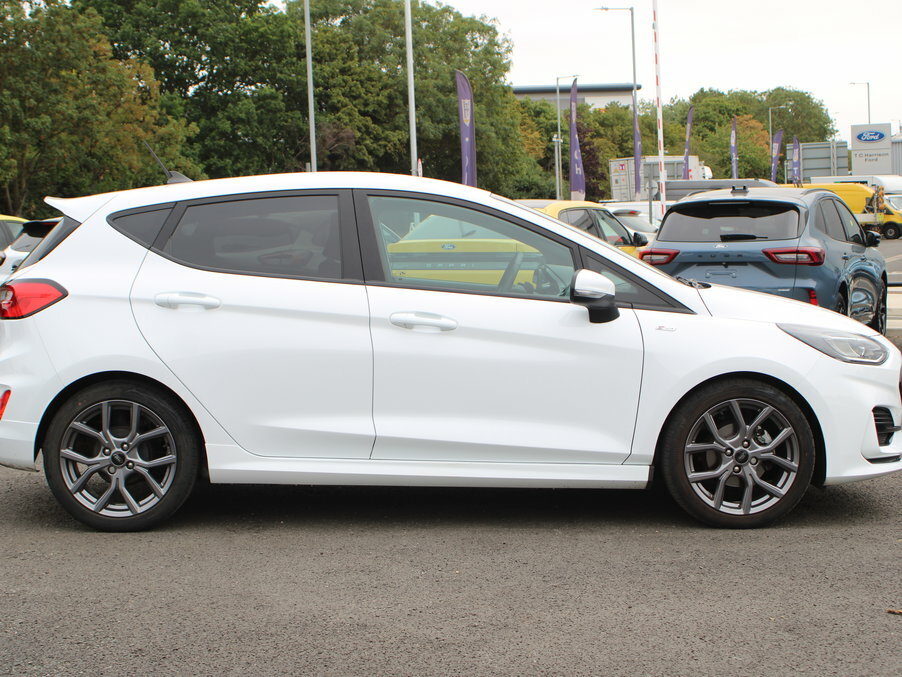 Ford Fiesta 1.0 Ecoboost St-line AK73HDE White #4