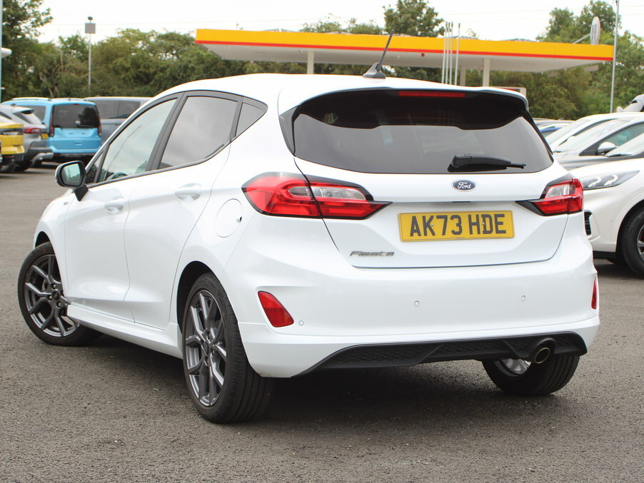 Ford Fiesta 1.0 Ecoboost St-line AK73HDE White #5