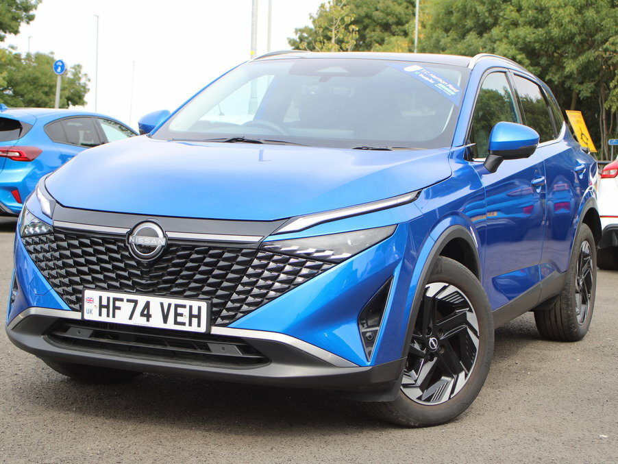Nissan Qashqai 1.3 Dig-t Mh N-connecta Glass Roof HF74VEH Blue #2