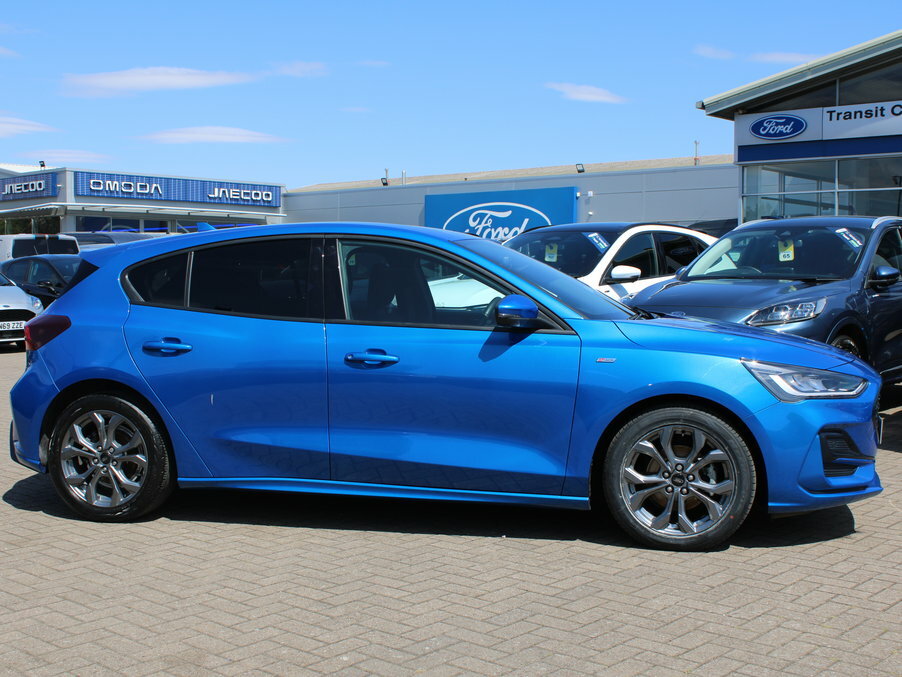 Ford Focus 1.0 Ecoboost St-line AJ23YUB Blue #4