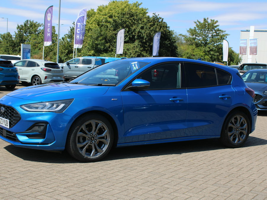 Ford Focus 1.0 Ecoboost St-line AJ23YUB Blue #3