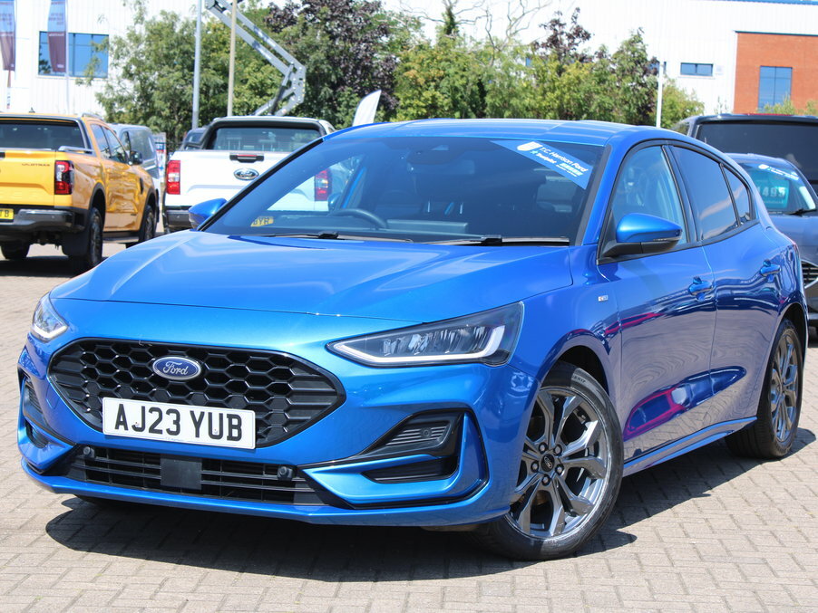 Ford Focus 1.0 Ecoboost St-line AJ23YUB Blue #2