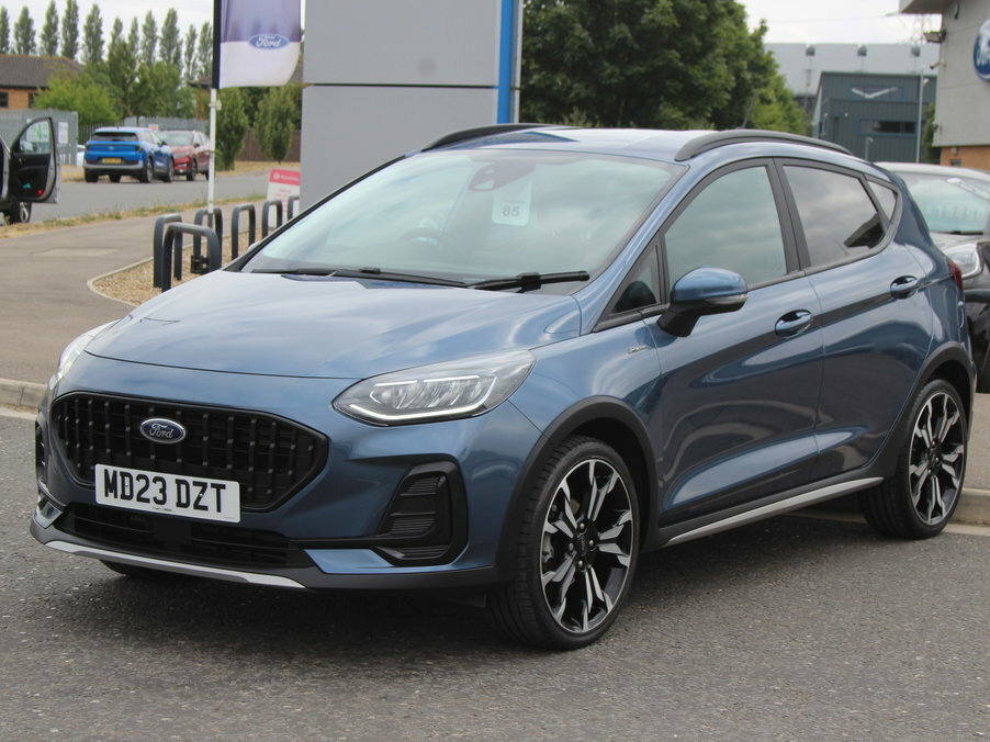 Ford Fiesta 1.0 Ecoboost Hybrid Mhev 125 Active X MD23DZT Blue #3