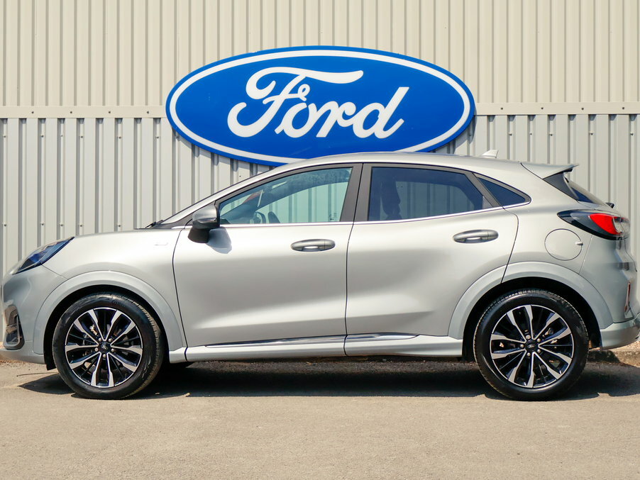 Ford Puma 1.0 Ecoboost Hybr Mhev 155 St-line Vignale Dct MW23EOD Silver #3
