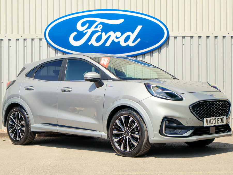 Ford Puma 1.0 Ecoboost Hybr Mhev 155 St-line Vignale Dct MW23EOD Silver