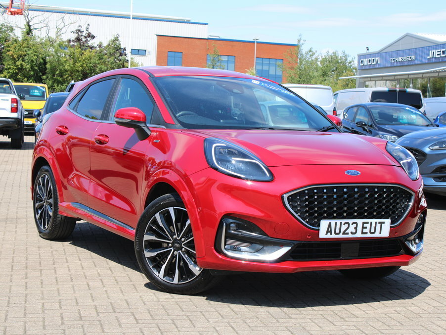Ford Puma 1.0 Ecoboost Hybr Mhev 155 St-line Vignale Dct Red