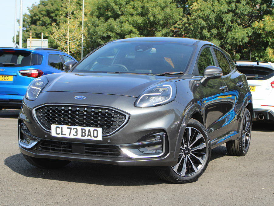 Ford Puma 1.0 Ecoboost Hybrid Mhev 155 St-line Vignale CL73BAO Grey #2