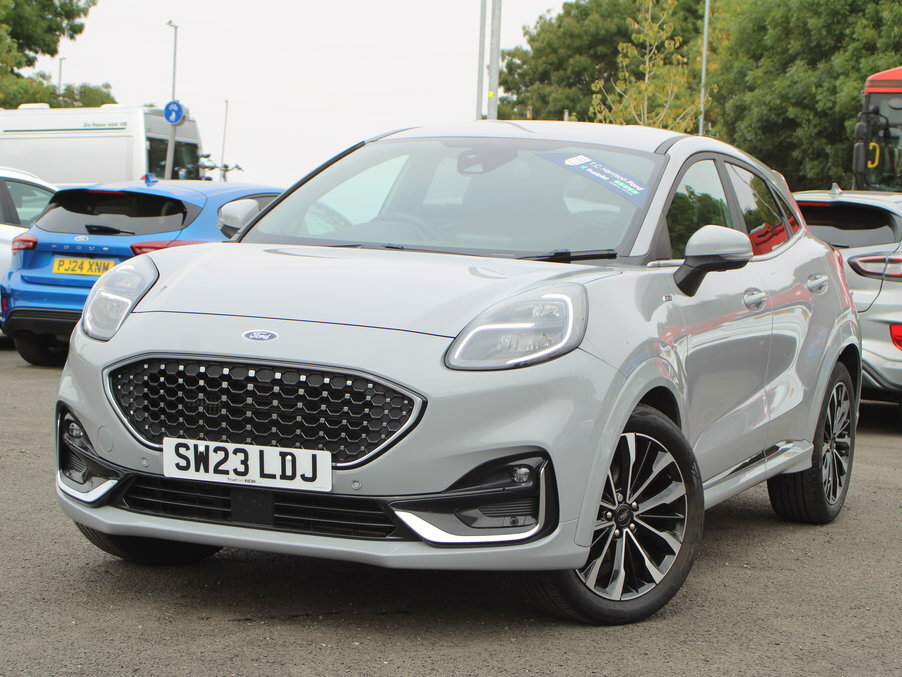Ford Puma 1.0 Ecoboost Hybrid Mhev 155 St-line Vignale SW23LDJ Grey #2