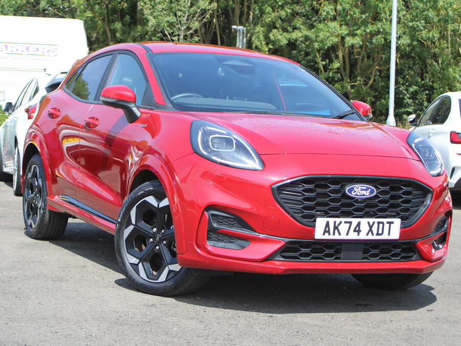 Ford Puma 1.0 Ecoboost Hybrid Mhev St-line X Dct AK74XDT Red