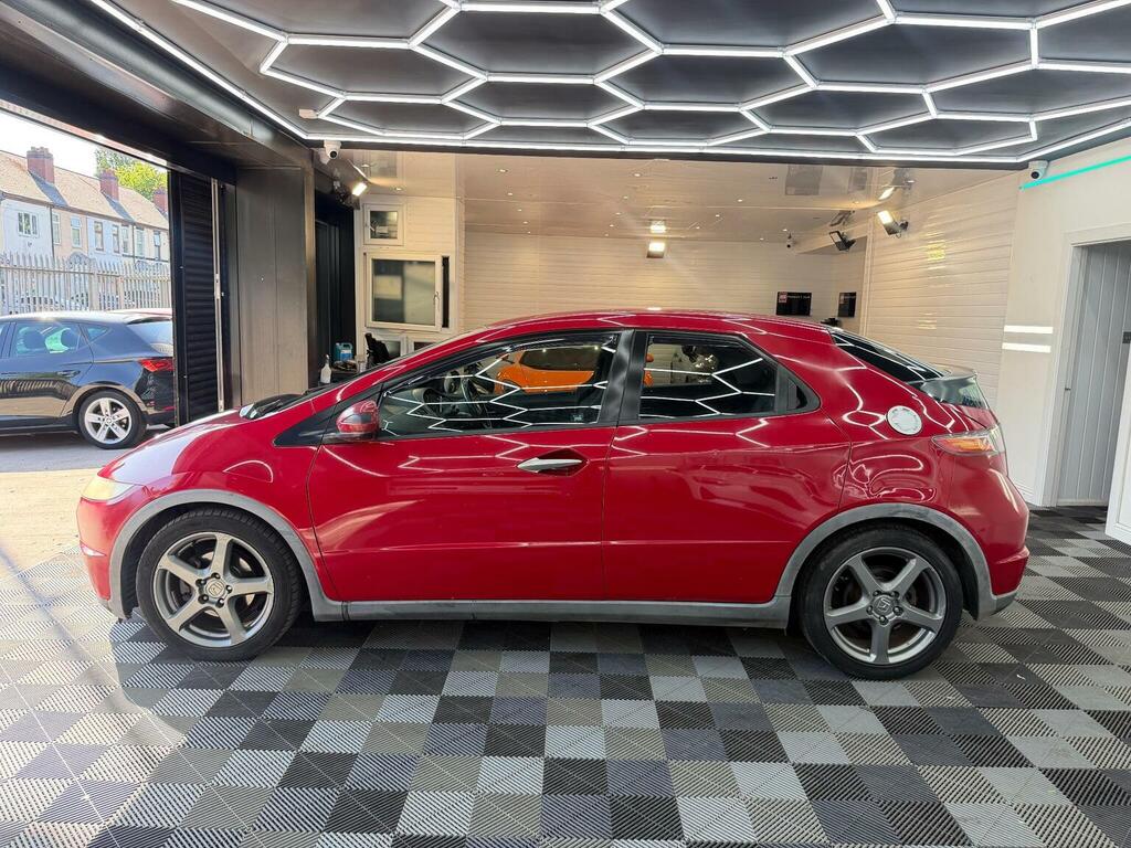 Honda Civic Hatchback 2.2 I-ctdi Se 200757 GJ57NTF Red #5