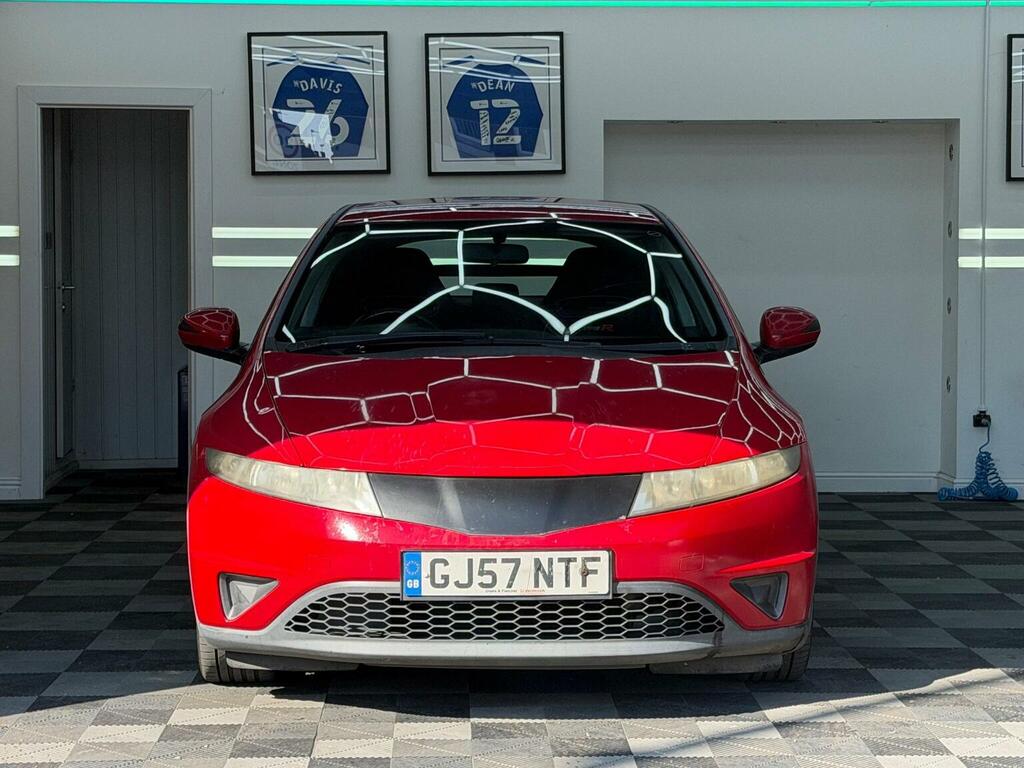Honda Civic Hatchback 2.2 I-ctdi Se 200757 GJ57NTF Red #2