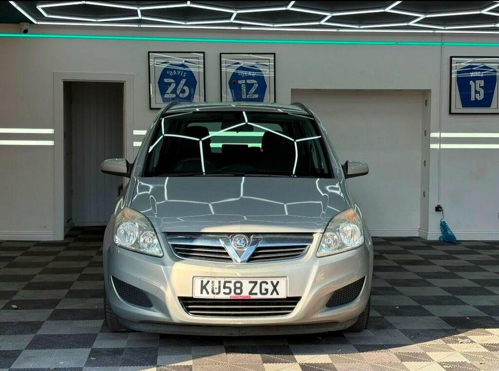 Vauxhall Zafira Mpv 1.8 16V Exclusiv Euro 4 200858 Silver #2