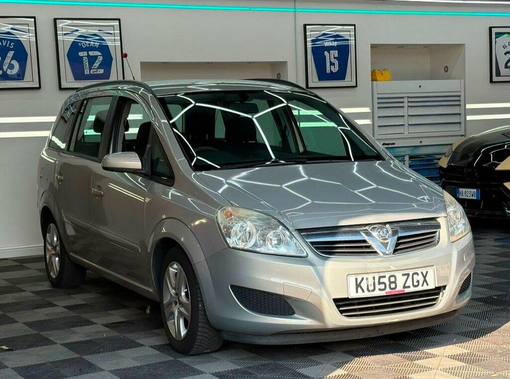 Vauxhall Zafira Mpv 1.8 16V Exclusiv Euro 4 200858 Silver