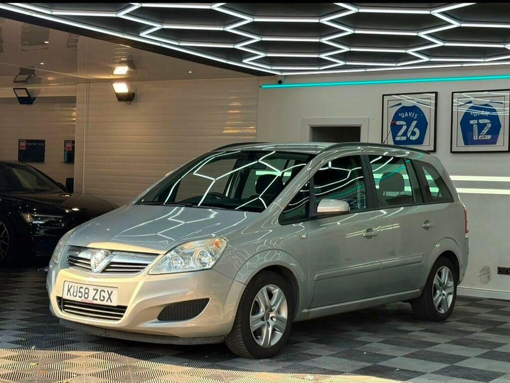 Vauxhall Zafira Mpv 1.8 16V Exclusiv Euro 4 200858 Silver #3