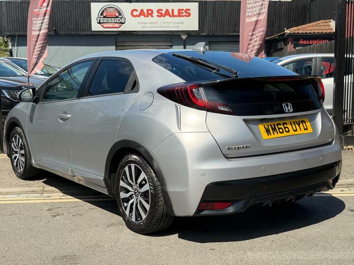 Honda Civic 1.6 I-dtec Sr Euro 5 Ss Silver