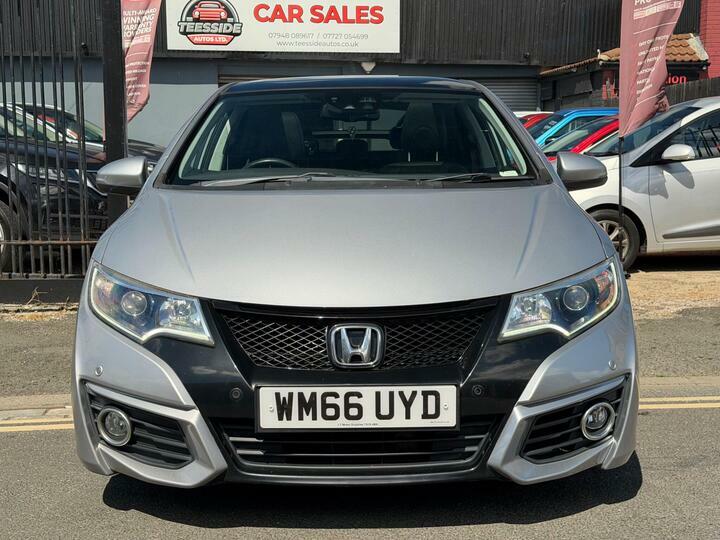 Honda Civic 1.6 I-dtec Sr Euro 5 Ss Silver #6