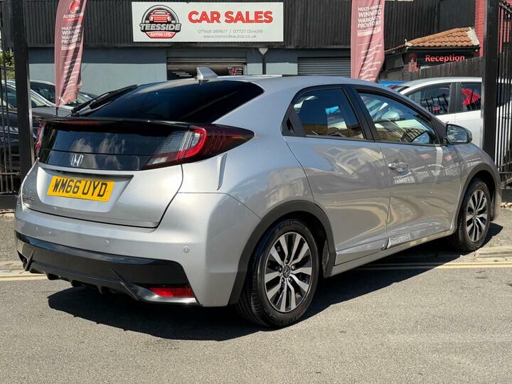 Honda Civic 1.6 I-dtec Sr Euro 5 Ss Silver #5