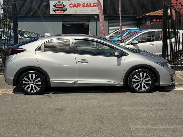 Honda Civic 1.6 I-dtec Sr Euro 5 Ss Silver #2