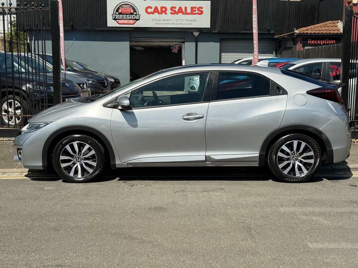 Honda Civic 1.6 I-dtec Sr Euro 5 Ss Silver #3