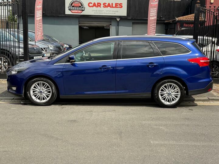 Ford Focus 1.5 Tdci Zetec Edition Euro 6 Ss VO67XDU Blue #3