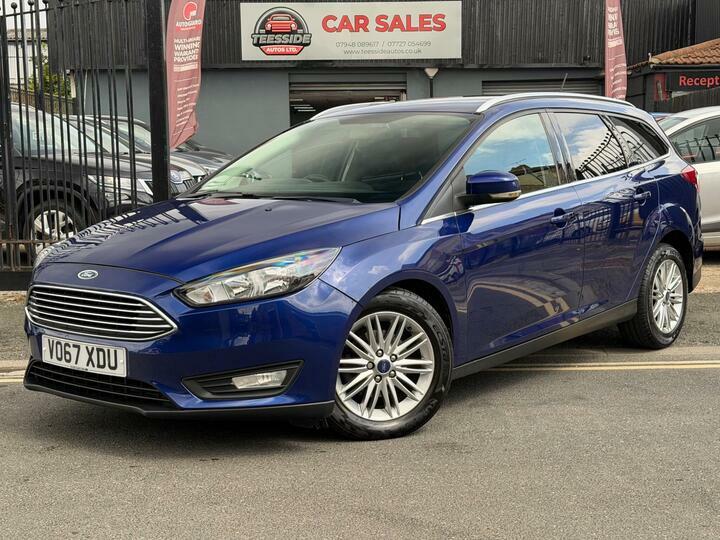 Ford Focus 1.5 Tdci Zetec Edition Euro 6 Ss VO67XDU Blue #4
