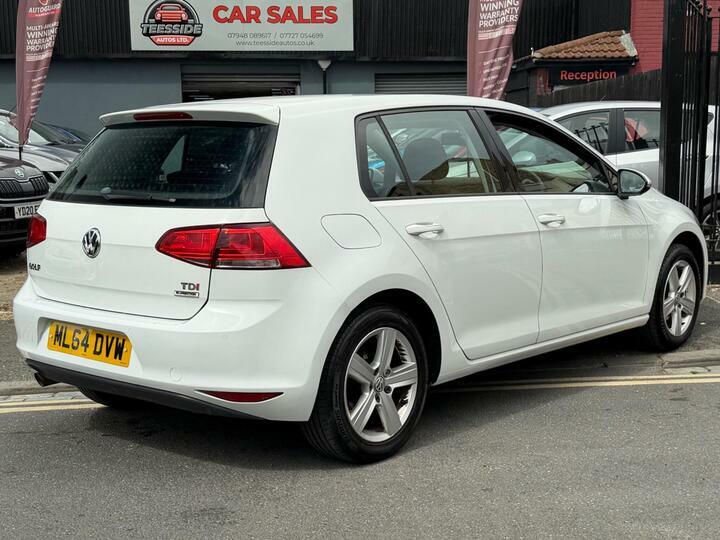 Volkswagen Golf 1.6 Tdi Bluemotion Tech Match Euro 5 Ss ML64DVW White #5